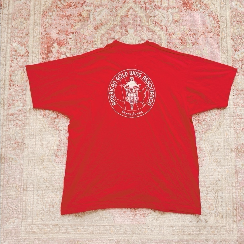 Screen Stars Best, Vintage Oversized Dark Pink T-Shirt - Picture 2 of 3